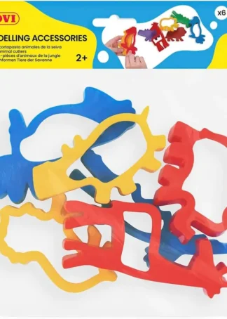 BOLSA 6 MOLDES ANIMALES DE JUNGLA