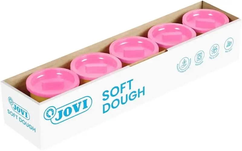 C/5 BOTES BLANDIVER SOFT DOUGH 110 G. COLOR ROSA