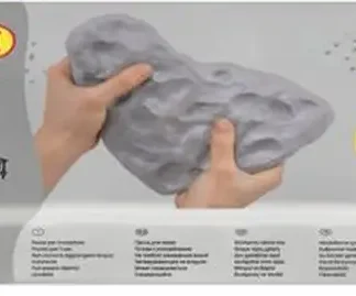 PASTA PARA MODELAR AIR DRY CLAY JOVI 500G GRIS