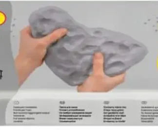 PASTA PARA MODELAR AIR DRY CLAY JOVI 1KG GRIS