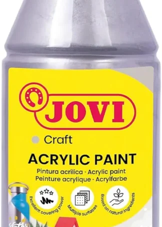 BOTE PINTURA JOVIDECOR ACRYL PLATA 250ML