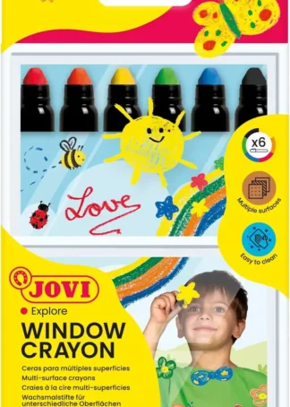 ESTUCHE 6 CERAS MULTIPLES SUPERFICIES DECOR GLASS JOVI