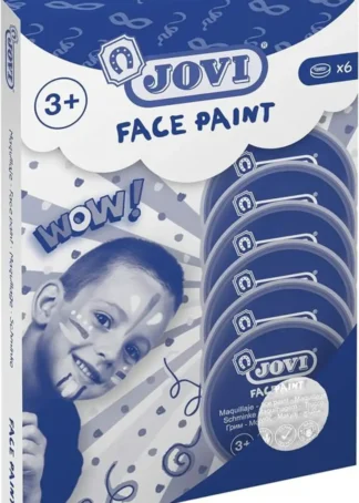 ESTUCHE 6 BOTES DE PINTURA FACIAL 8ML BLANCO