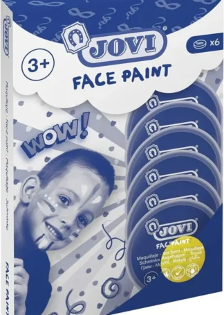 ESTUCHE 6 BOTES DE PINTURA FACIAL 8ML AMARILLO