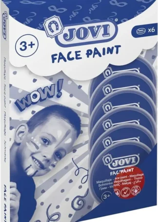 ESTUCHE 6 BOTES DE PINTURA FACIAL 8ML ROJO