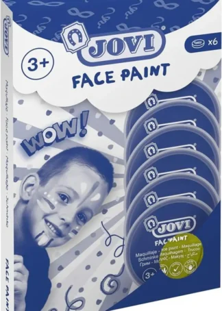 ESTUCHE 6 BOTES DE PINTURA FACIAL 8ML VERDE