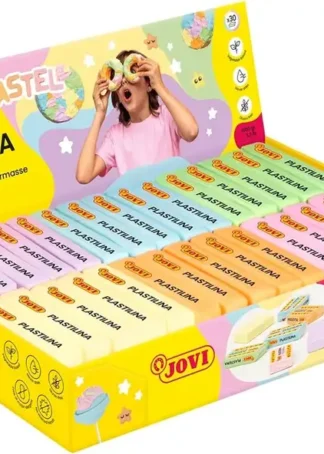 C/30 TACOS PLASTILINA JOVI 70S PEQUEÑA 50G. SURTIDO PASTEL