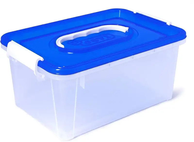 C/6 BAUL ALMACENAJE 28X19X13CM POLIPROPILENO CON ASA