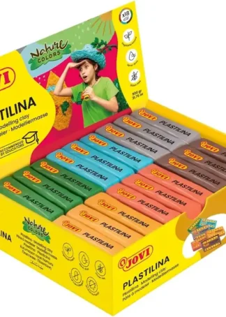 C/18 TACOS PLASTILINA JOVI 70 PEQUEÑA 50G. COLORES NATURE