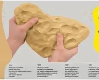 PASTA PARA MODELAR AIR DRY CLAY JOVI 250G OCRE