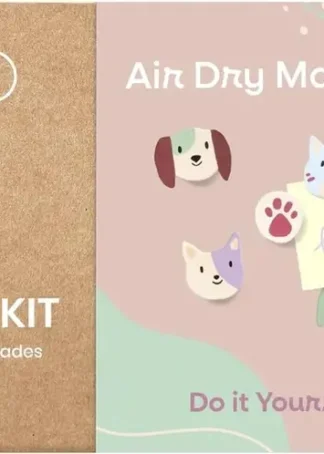 KIT MANUALIDADES IMANES DE MASCOTAS CON PASTA MODELAR AIR D