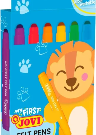 ESTUCHE 6 ROTULADORES JOVI COLORES SURTIDOS MY FIRST FELT P