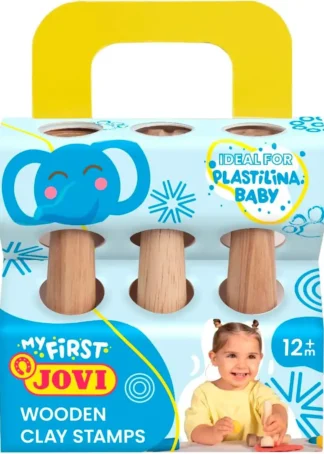 ESTUCHE 3 SELLOS DE MADERA DIFERENTES TEXTURAS MY FIRST