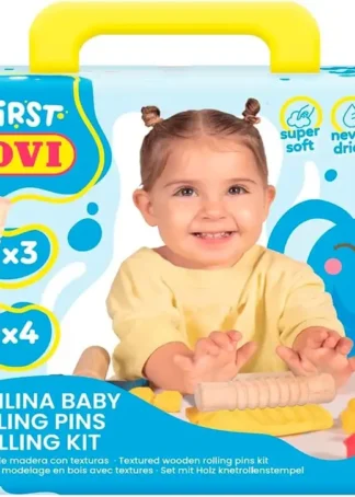 MI PRIMER KIT DE MODELAJE CON RODILLOS DE MADERA MY FIRST