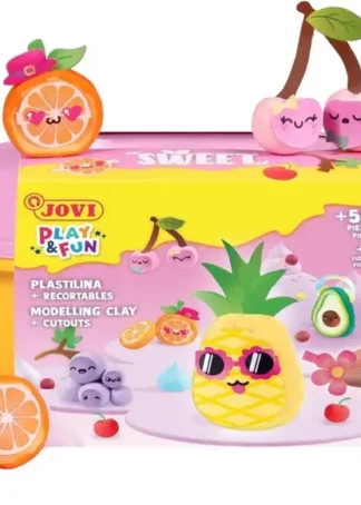 COFRE DE PLASTILINA SWEET CON COMPLEMENTOS Y RECORTABLES