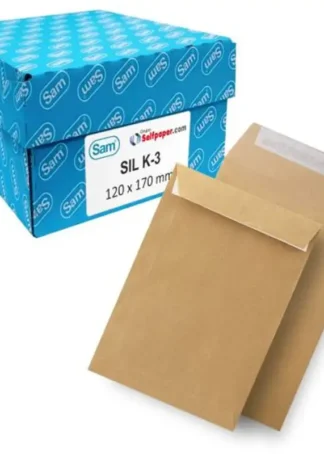 C/1000 BOLSA SALARIO KRAFT AUTOADHESIVO SILK-3 120X170