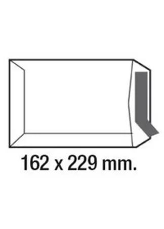 C/250 BOLSA DIN C5 OFFSET BLANCO 90G AUTOADHESIVO 162X229