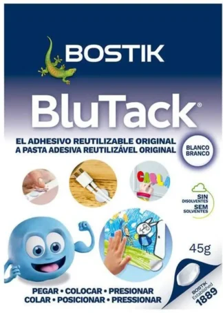 EXP 12 SOBRES BLU-TACK BLANCO 45G