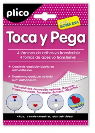 EXP 12 SOBRES ADHESIVOS TRANSFERIBLES BLU-TACK TOCA Y PEGA