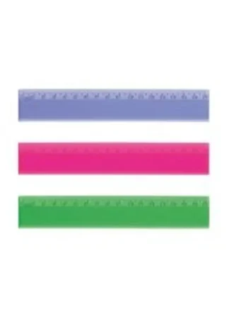 C/20 REGLA 17CM COLORES SURTIDOS SAFTA