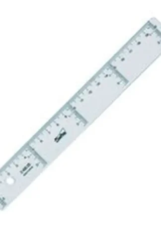 C/20 REGLA 20CM PLASTICO TRANSPARENTE SAFTA