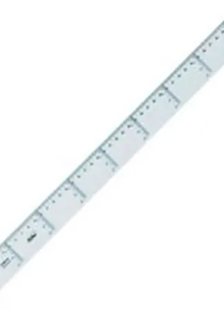 C/20 REGLA 40CM PLASTICO TRANSPARENTE SAFTA