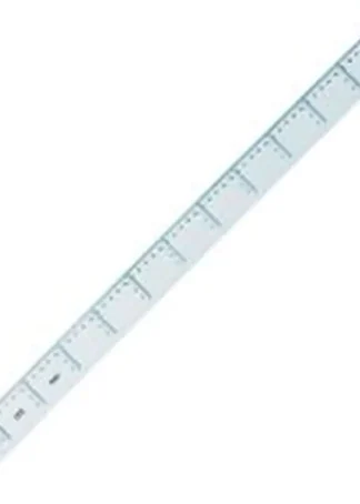 C/20 REGLA 60CM PLASTICO TRANSPARENTE SAFTA