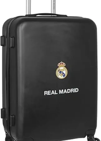 TROLLEY CABINA 24' REAL MADRID COLOR NEGRO