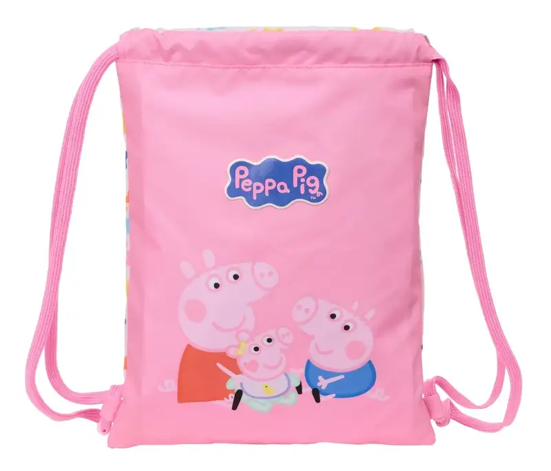 SACO PLANO JUNIOR PEPPA PIG BABY PIG 26X34X1CM