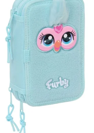 PLUMIER TRIPLE 37 PCS FURBY 12,5X19,5X5,5CM
