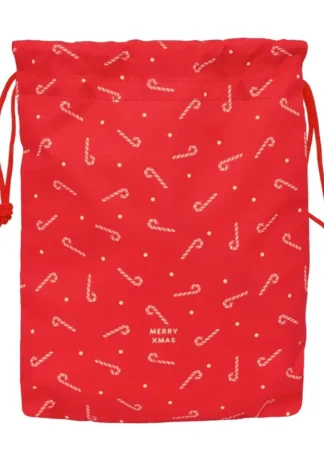 SAQUITO PLANO CARAMELOS MERRY XMAS 26X34X1CM