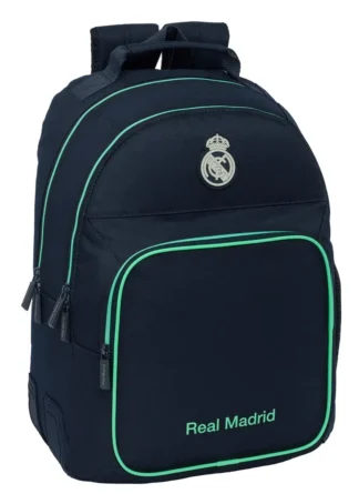 MOCHILA DOBLE AD.CARRO REAL MADRID 2ª EQ. 25/26 32X42X15CM