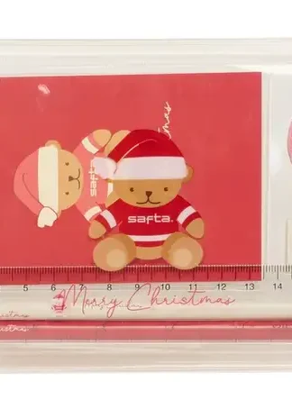 PORTATODO ACTIVIDADES OSITO ROJO FEL FIESTAS 22,5X10,5X1CM