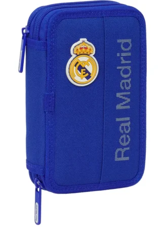 PLUMIER DOBLE PQÑO 29 PCS REAL MADRID 12,5X19,5X4CM