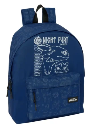 MOCHILA COMO ENTRENAR A TU DRAGON 33X42X15CM