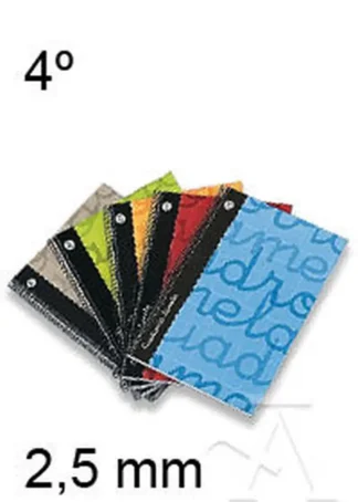 CUADERNO ESPIRAL 4º 80H 70G 2,5MM GRIS CUADROVIA EXTRADURA