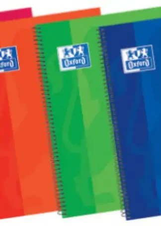 PAQ/5 BLOC Fº 80H 90G. 1 HORIZONTAL C/M TAPA PLASTICO CLASS