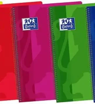 PAQ/5 BLOC 4º 80H 90G. 1 HORIZONTAL C/M COLORES SURTIDOS