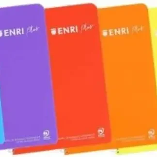 PAQ/5 BLOC Fº 80H 90G. CUAD.4X4 C/M ENRI PLUS T. PLASTICO