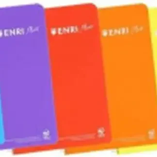 PAQ/5 BLOC Fº 80H 90G CUADRICULA 5X5 C/M ENRI PLUS PLASTICO