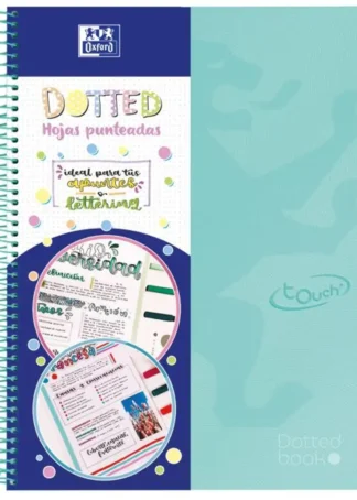 PAQ/5 BLOC A4+ 80H 90G. CUAD.5X5 ICE MINT EBOOK 0 DOTS