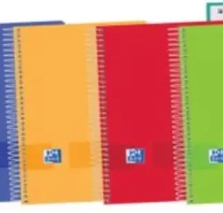 PAQ/5 BLOC A5+ 120H 90G. CUAD.5X5 EBOOK4 COLORES VIVOS