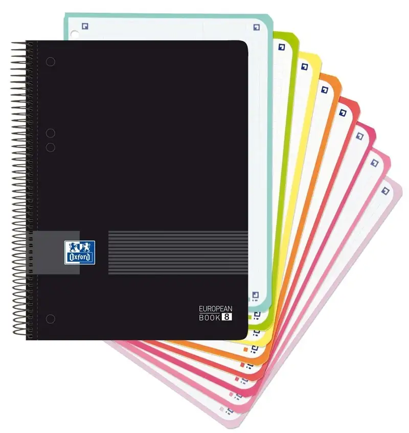 PAQ/4 BLOC A5+ 160H 90G. CUAD.5X5 EBOOK8 COLOR NEGRO