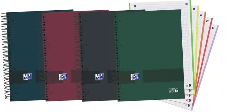 PAQ/5 BLOC A4+ 120H 90G CUAD 5X5 EBOOK5 OXFORD&YOU NEUTROS