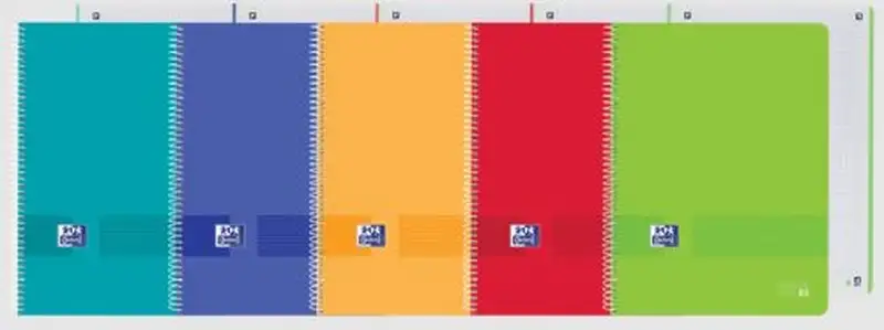 PAQ/5 BLOC A4+ 80H 90G. CUAD.5X5 EBOOK1 COLORES NEUTROS