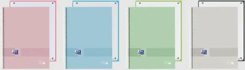PAQ/5 BLOC A4+ 80H 90G CUAD.5X5 EBOOK1 OXFORD&YOU PASTEL