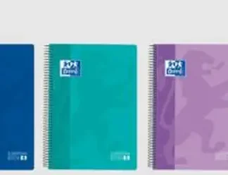 PAQ/5 BLOC A4+ 120H 90G. CUAD.5X5 EBOOK5 CLASSIC T.PLASTICO