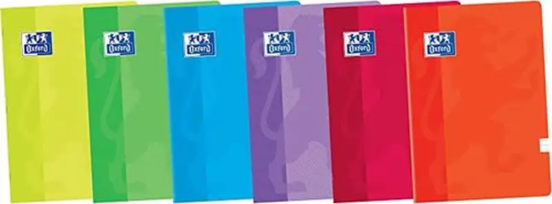 PAQ/10 LIBRETAS A4 48H 90G. 1HORIZONTAL C/M COLORES SURTID
