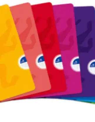 PAQ/10 LIBRETAS A5+ 48H 90G. CUAD.5X5 C/M COLORES SURTIDOS