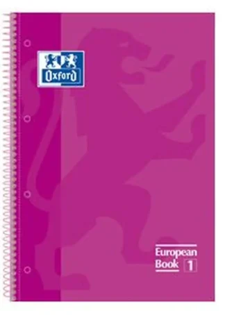 PAQ/5 BLOC A4+ 80H 90G. CUAD.5X5 FUCSIA EUROPEANBOOK1 OXFOR